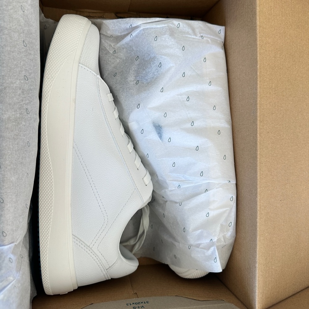 Vessi White Athletic Shoes
